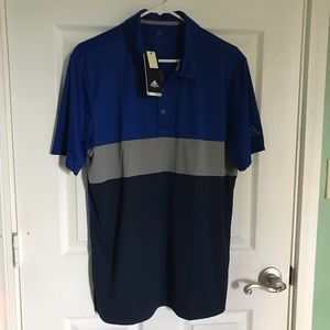 Adidas Color Block Polo Shirt, NWT